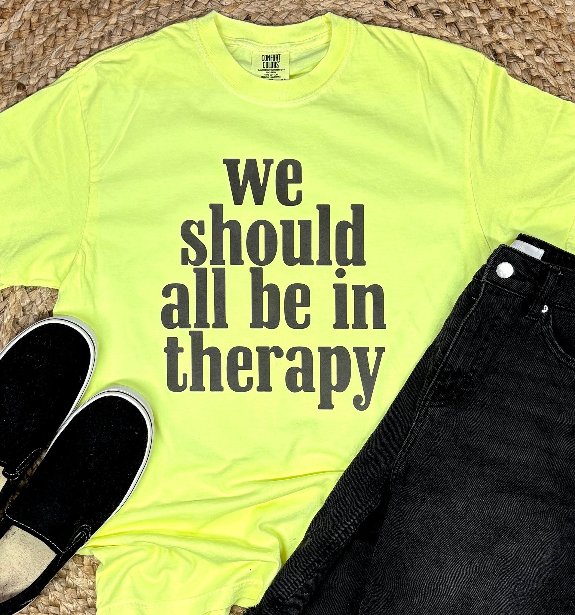 Be in Therapy Graphic Tee