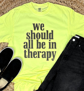 Be in Therapy Graphic Tee
