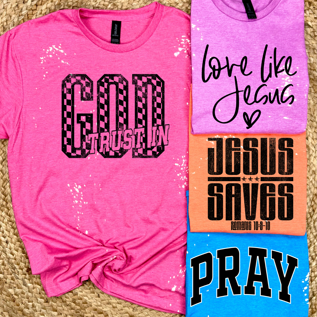 Jesus Bleached Graphic Tees