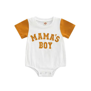 Yellow Mama's Boy Romper RTS
