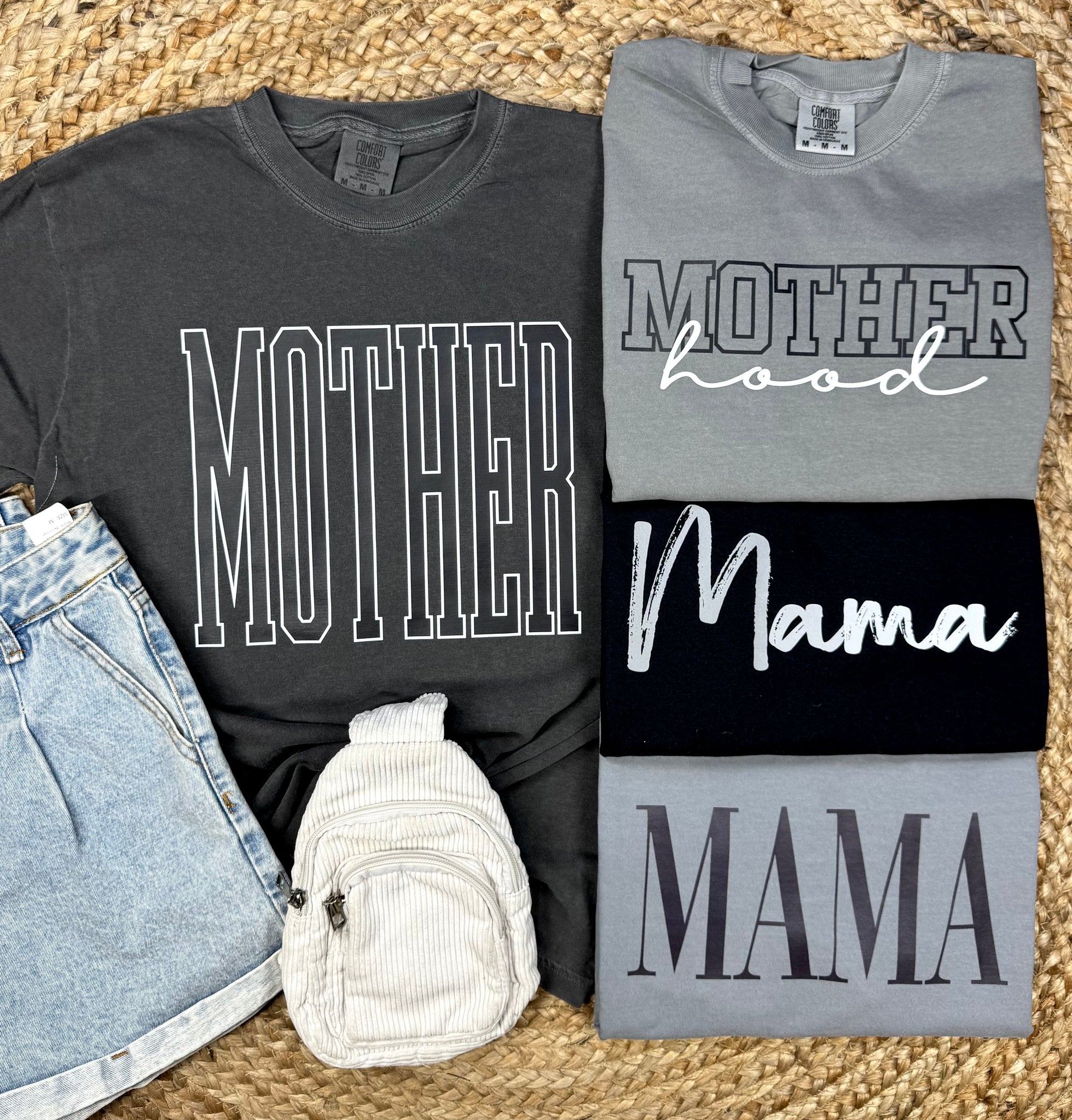 Mama Mystery Muted Graphic Tees