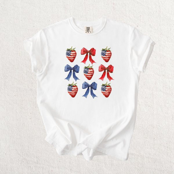 Strawberry Collage Graphic Tee