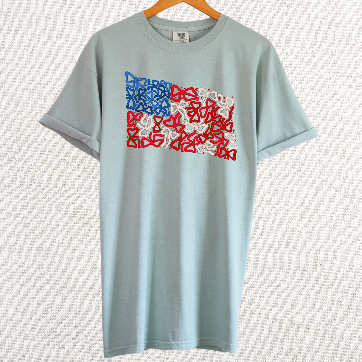 Bow American Flag Graphic Tee