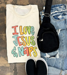 Jesus and Naps Graphic Tee