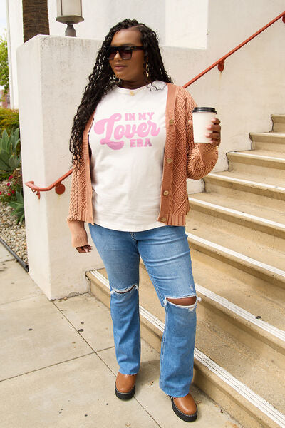 Simply Love Full Size IN MY LOVER ERA Round Neck T-Shirt